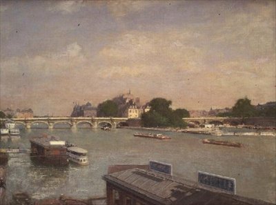 The Ile de la Cite ، باريس بواسطة لويجي لوير