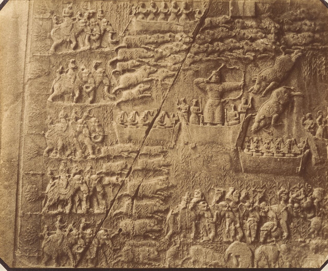 1 [Tag-e Bustan, Kermanshah], 1840s-60s.  بواسطة لويجي بيسشي