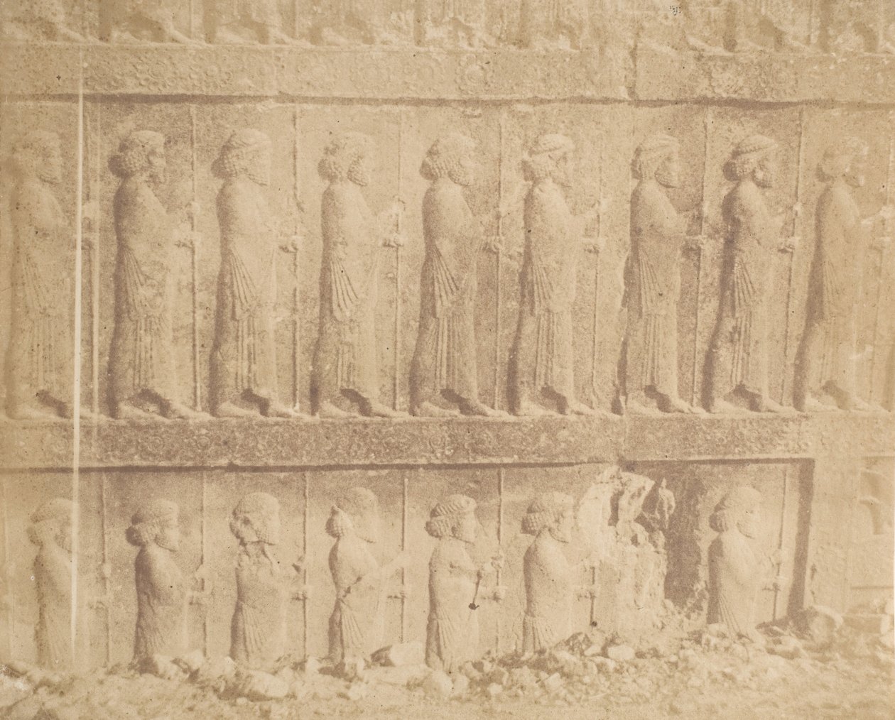 موكب على واجهة Grand Staircase ، 1858. بواسطة لويجي بيسشي