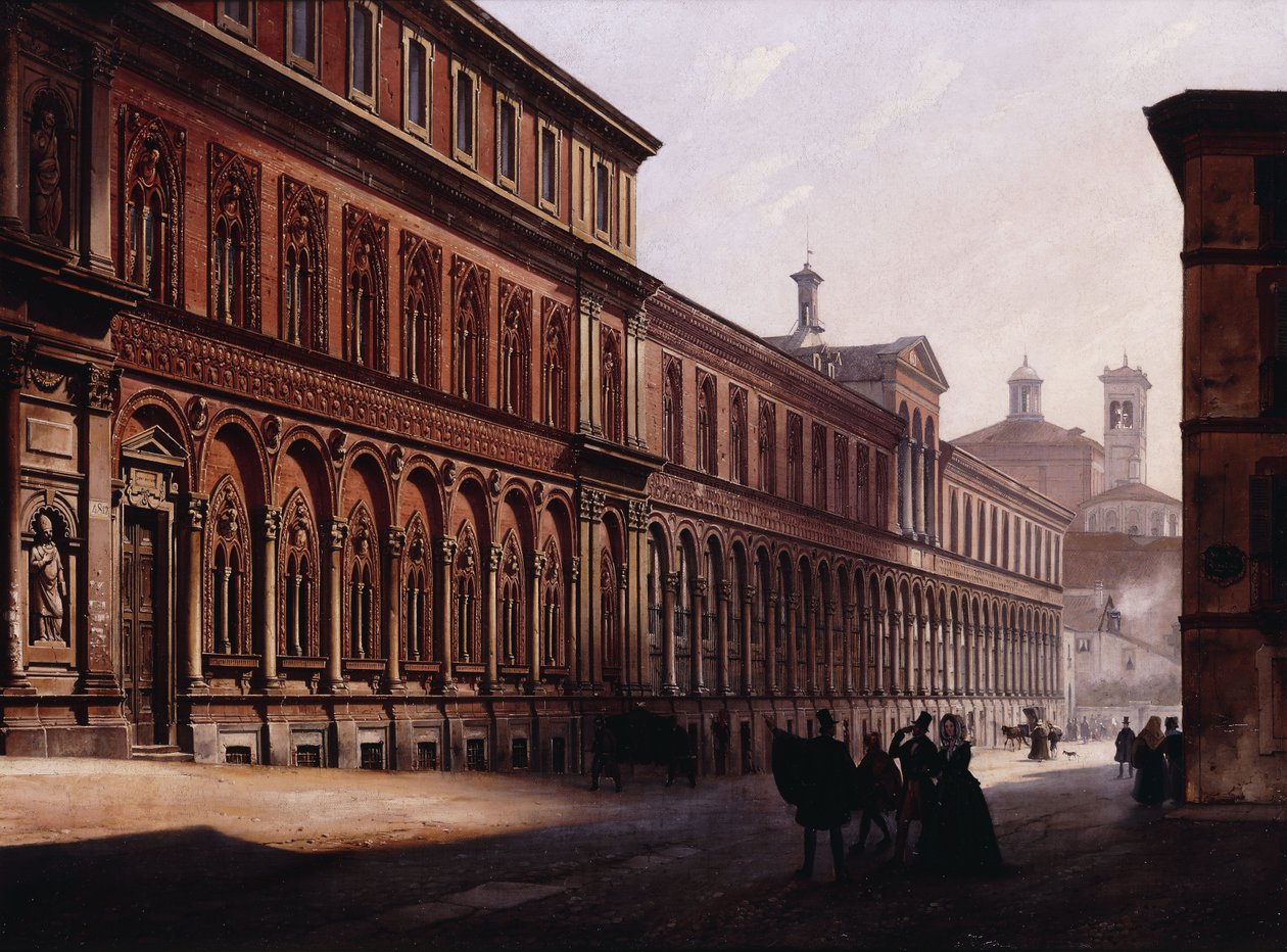 The Ca "Grande in the Festa del Perdona، with S، 1842 بواسطة لويجي بريمازي