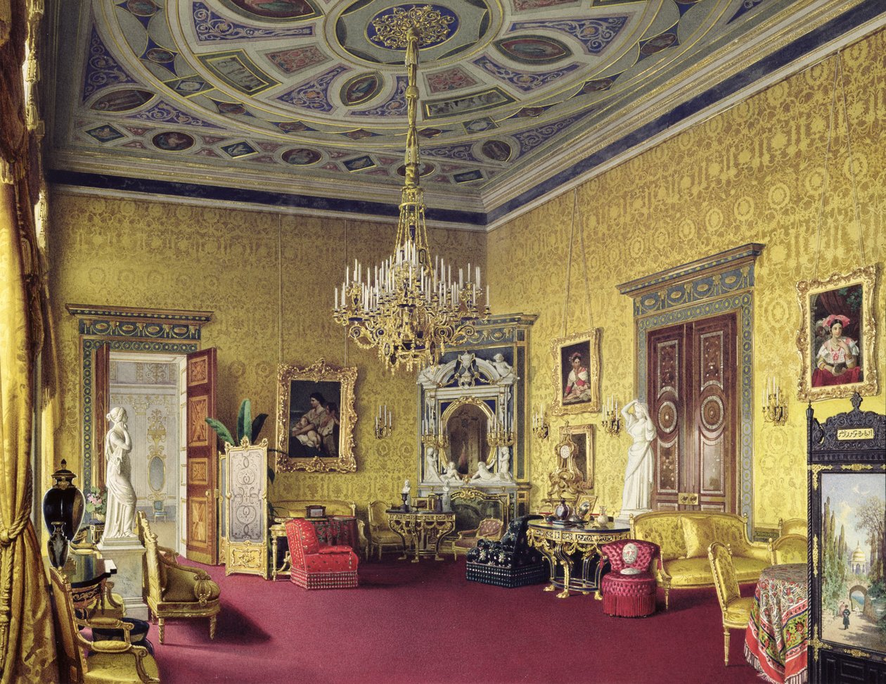 قاعة ليون في قصر كاترين في Tsarskoye Selo ، 1859 بواسطة لويجي بريمازي