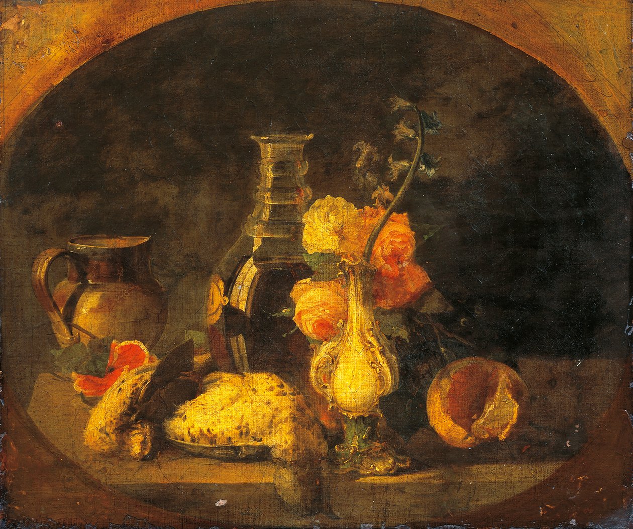 لا تزال الحياة ، لويجي سكروساتي (1814-1869) ، زيت على قماش ، 43 × 50 سم بواسطة لويجي سكروساتي