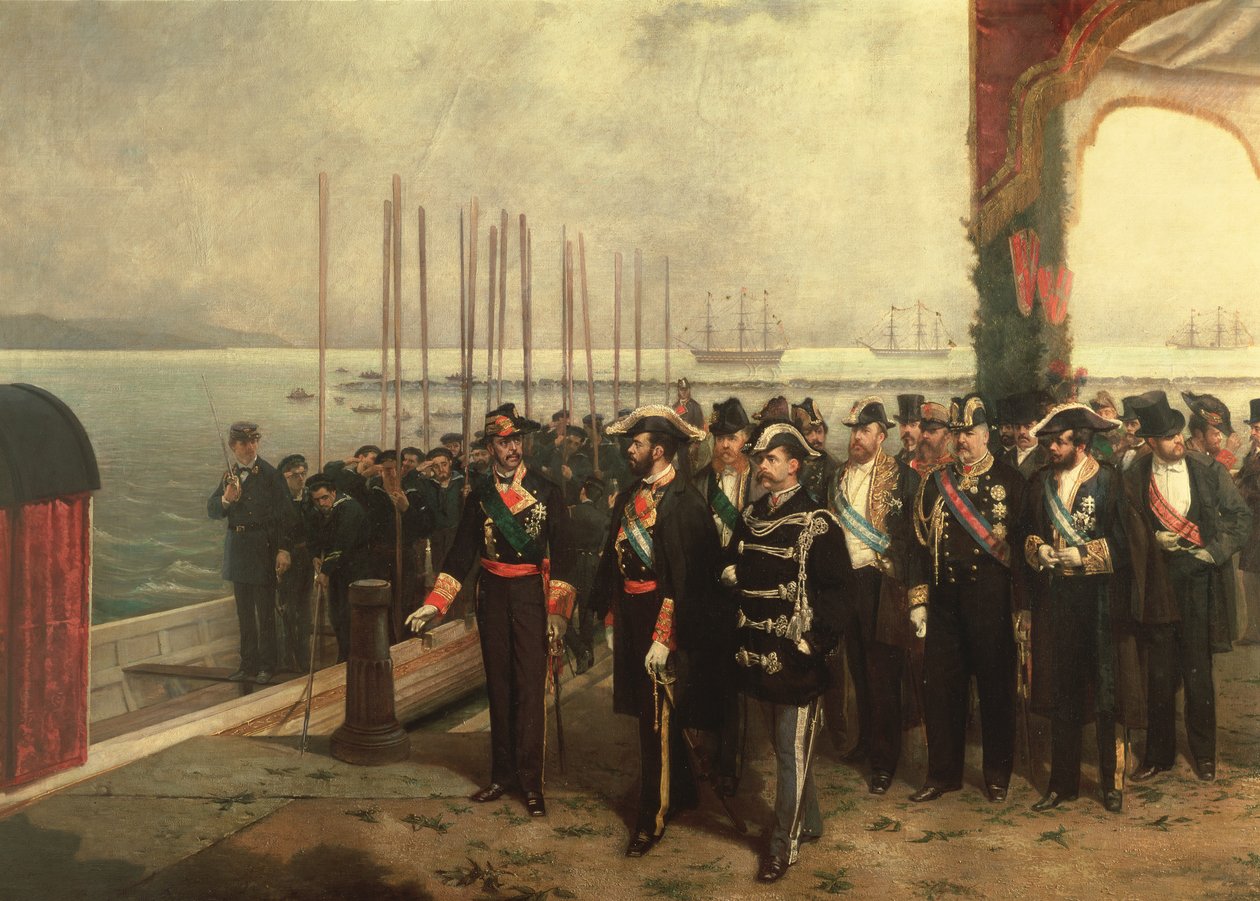 صعود أماديو الأول (1845-1890) من سافوي لإسبانيا (نفط) بواسطة Luis Alvarez Catalá