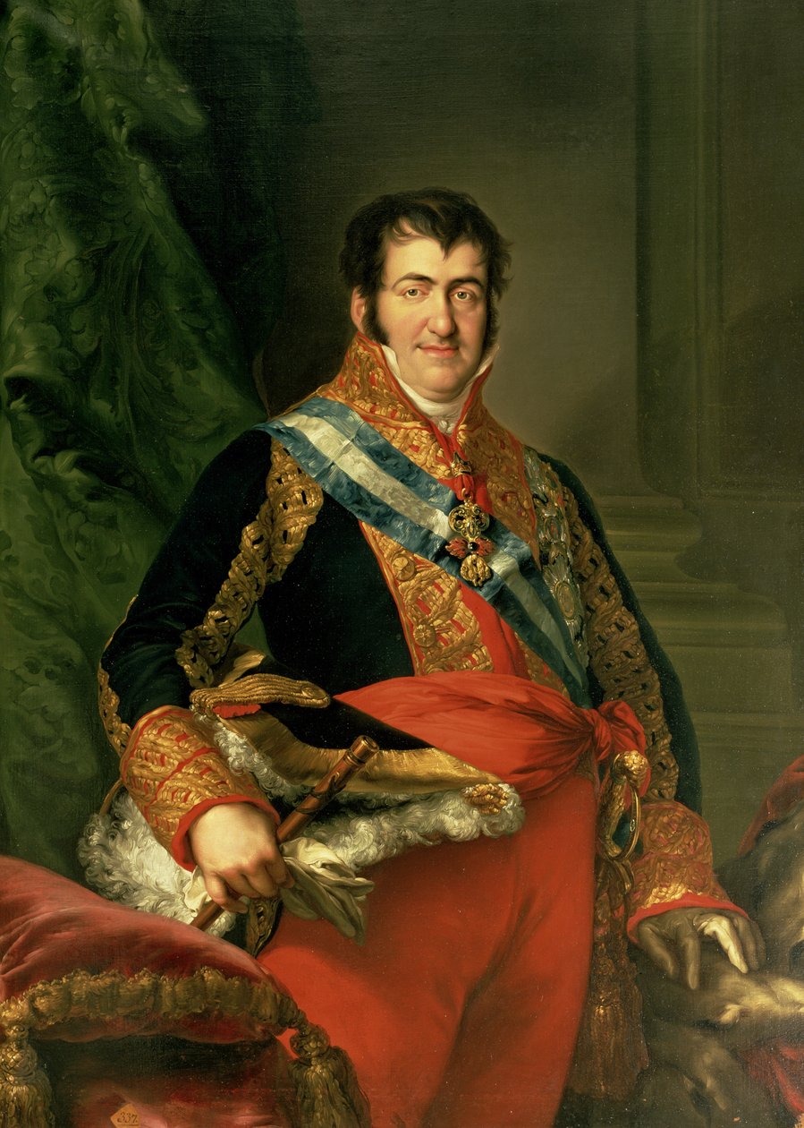 فرديناند السابع (1784-1833) 1808-11 بواسطة لويس لوبيز بيكر