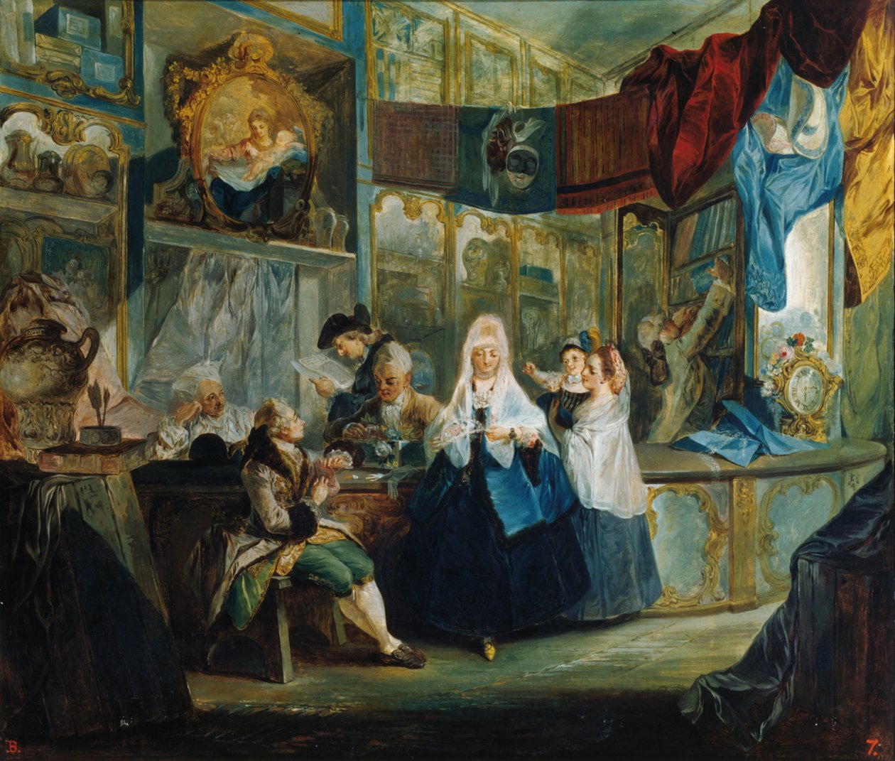 المتجر ، 1772 بواسطة Luis Paret y Alcazar