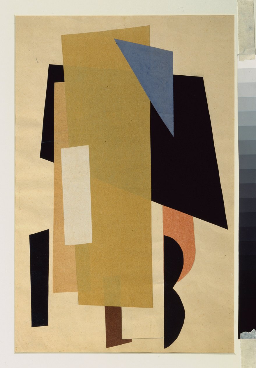 الرسم المعماري. عمل ليوبوف (ليوبوف) سيرجيفنا بوبوفا (1889-1924) ، كولاج بواسطة ليوبوف سيرجيفنا بوبوفا