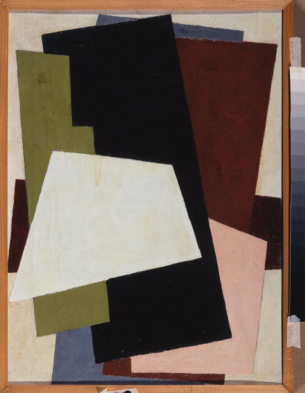 الرسم المعماري. لوحة ليوبوف (ليوبوف) سيرجيفنا بوبوفا (1889-1924) ، زيت على قماش بواسطة ليوبوف سيرجيفنا بوبوفا