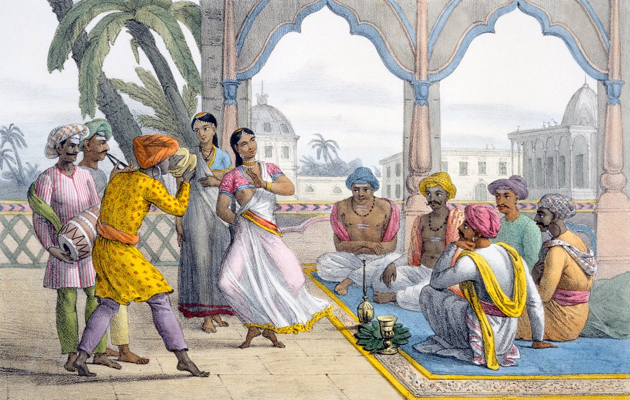 الرقص Bayaderes ، 1827-1835 بواسطة ME Burnouf