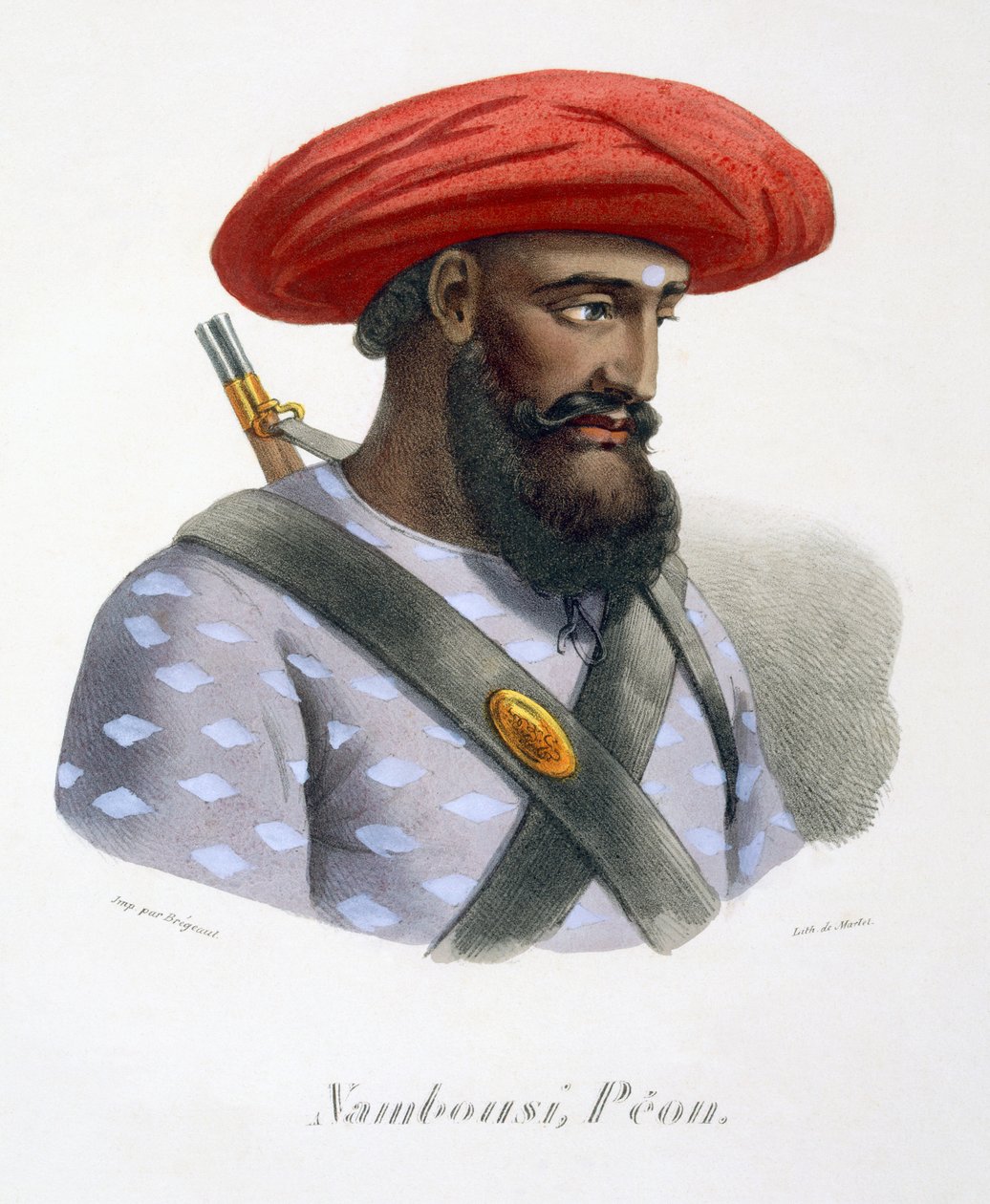 نامبوسي ، جندي مشاة ، 1827-1835 بواسطة ME Burnouf