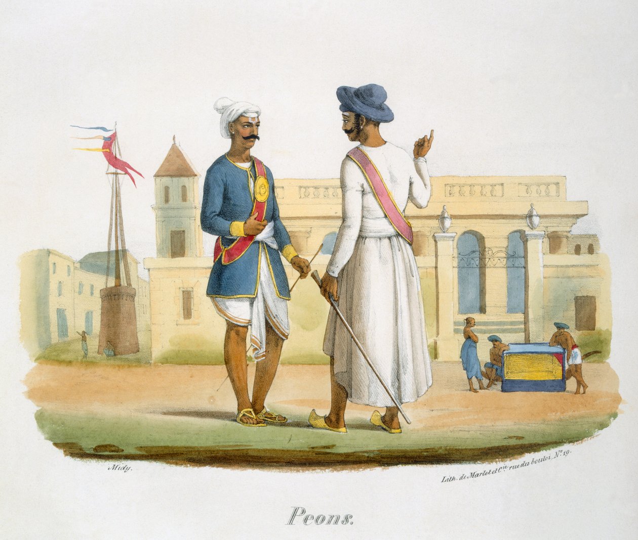 بيونز ، 1827-1835 بواسطة ME Burnouf