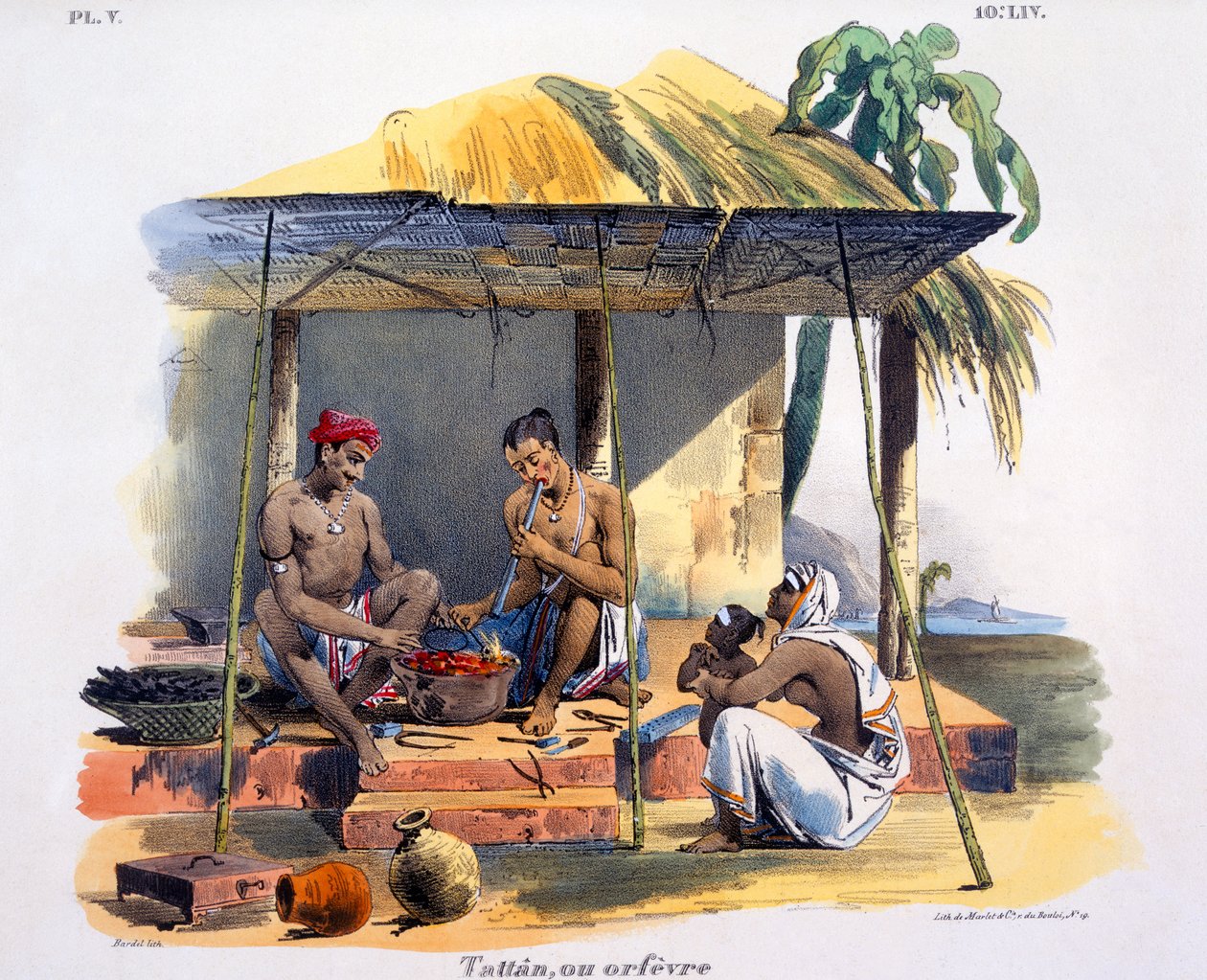سميث أو عامل المعادن ، 1827-1835 بواسطة ME Burnouf