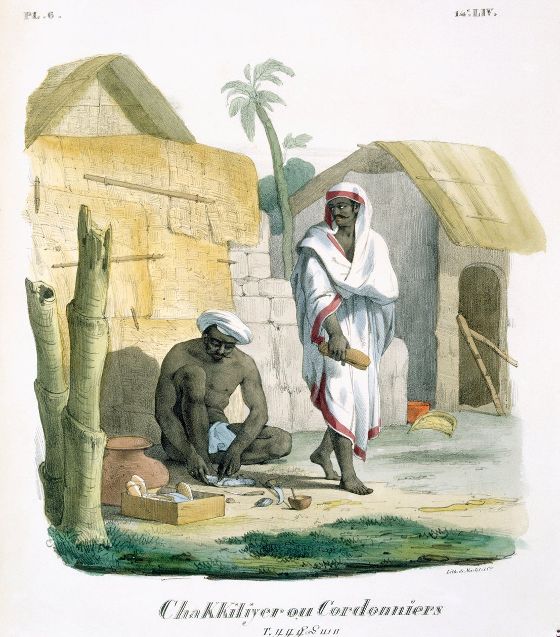 صنع صنادل حبل ، 1827-1835 بواسطة ME Burnouf