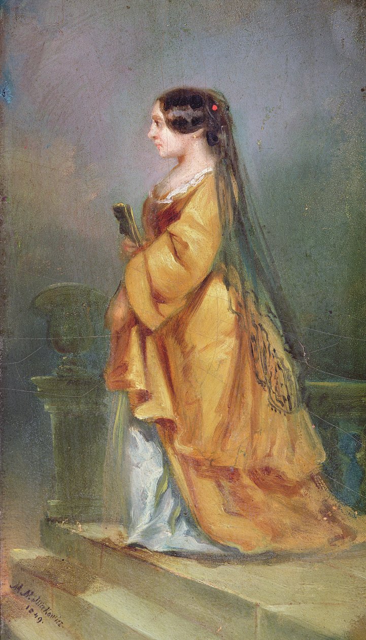 صورة لجورج ساند (1804-76) 1849 بواسطة MN Makowicz