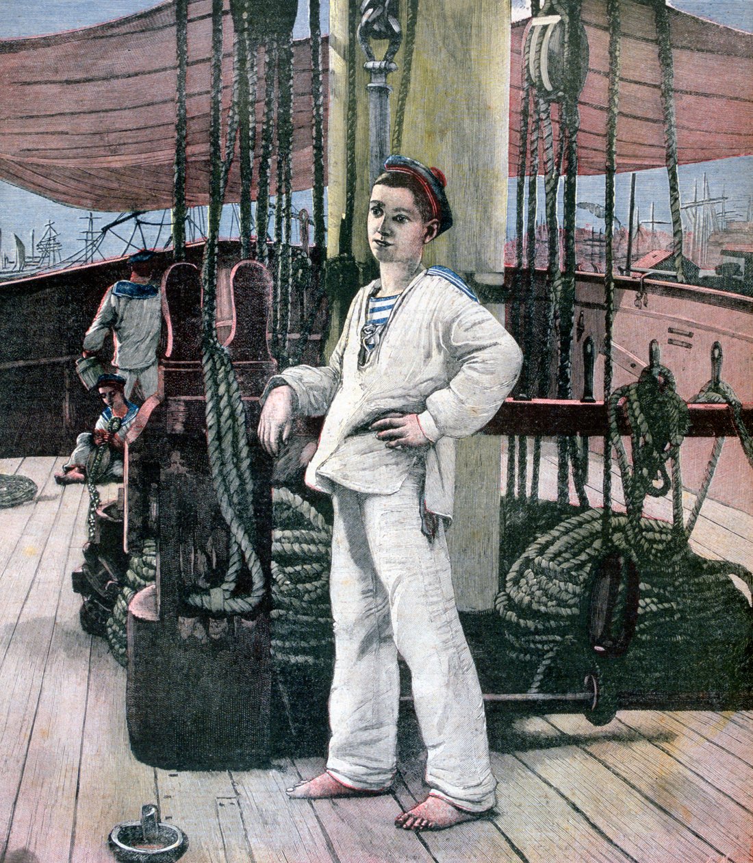 "The Cabin Boy" ، ١٨٩١ بواسطة إم برون