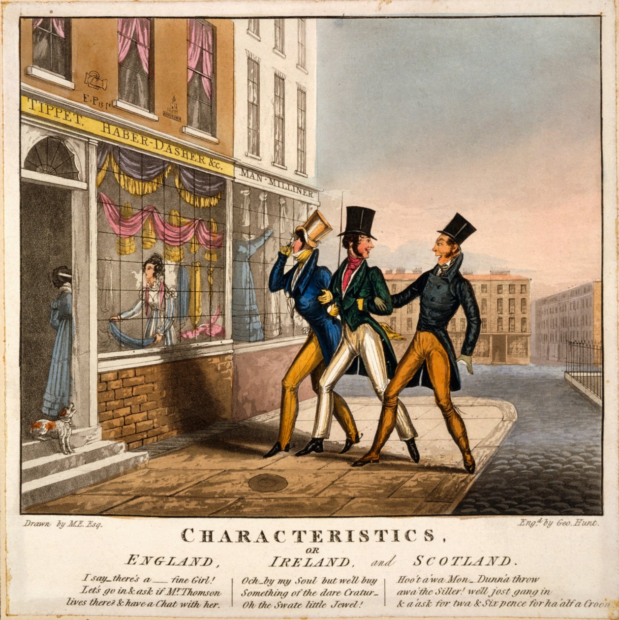 الخصائص ، أو إنجلترا ، وأيرلندا واسكتلندا ، مطبوعة من قبل جورج هانت ، 1827 (نقش يدوي) بواسطة إجيرتون