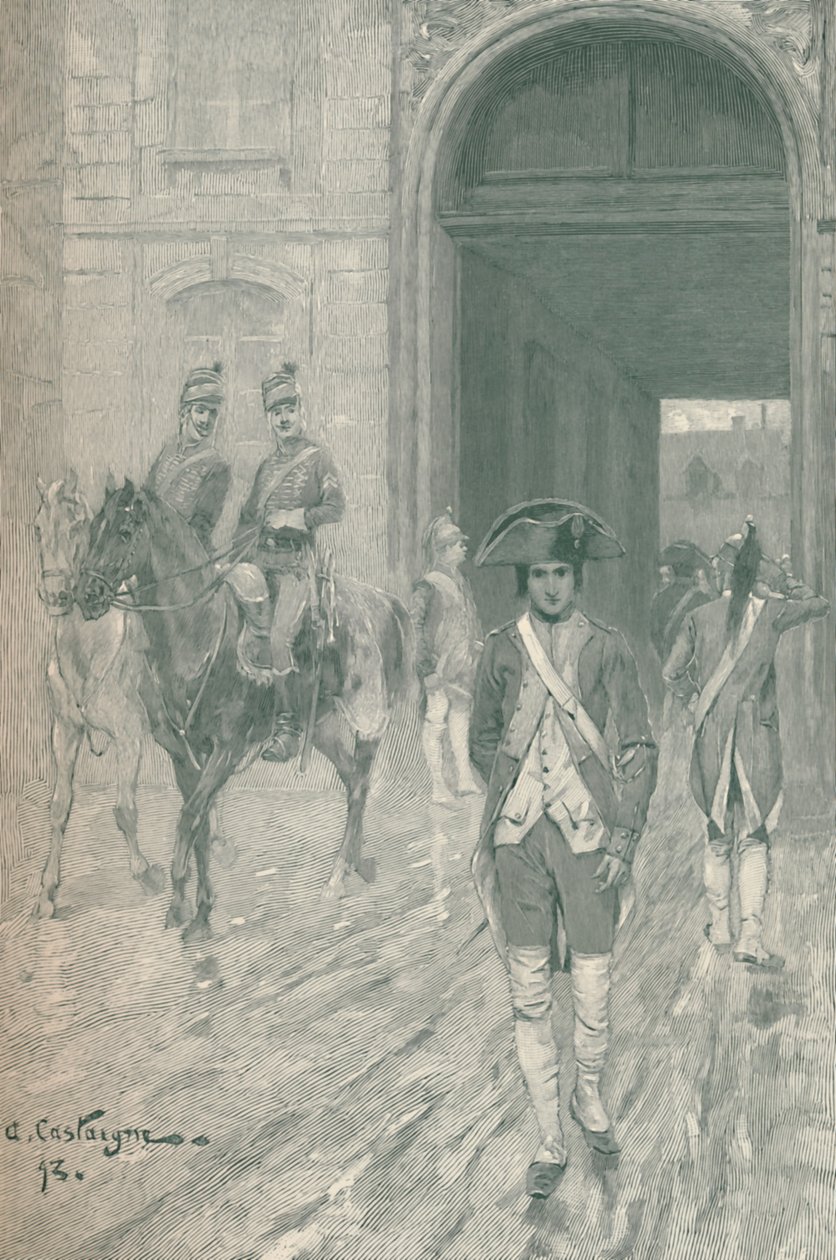 بونابرت في المدرسة العسكرية ، باريس ، 1784 ، 1896 بواسطة حيدر