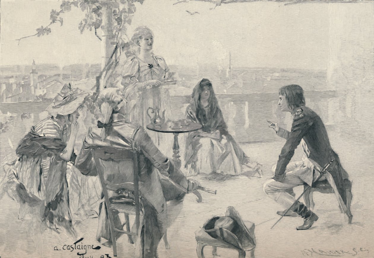 نابليون في المجتمع في فالينس. 1785 ، 1896 بواسطة حيدر