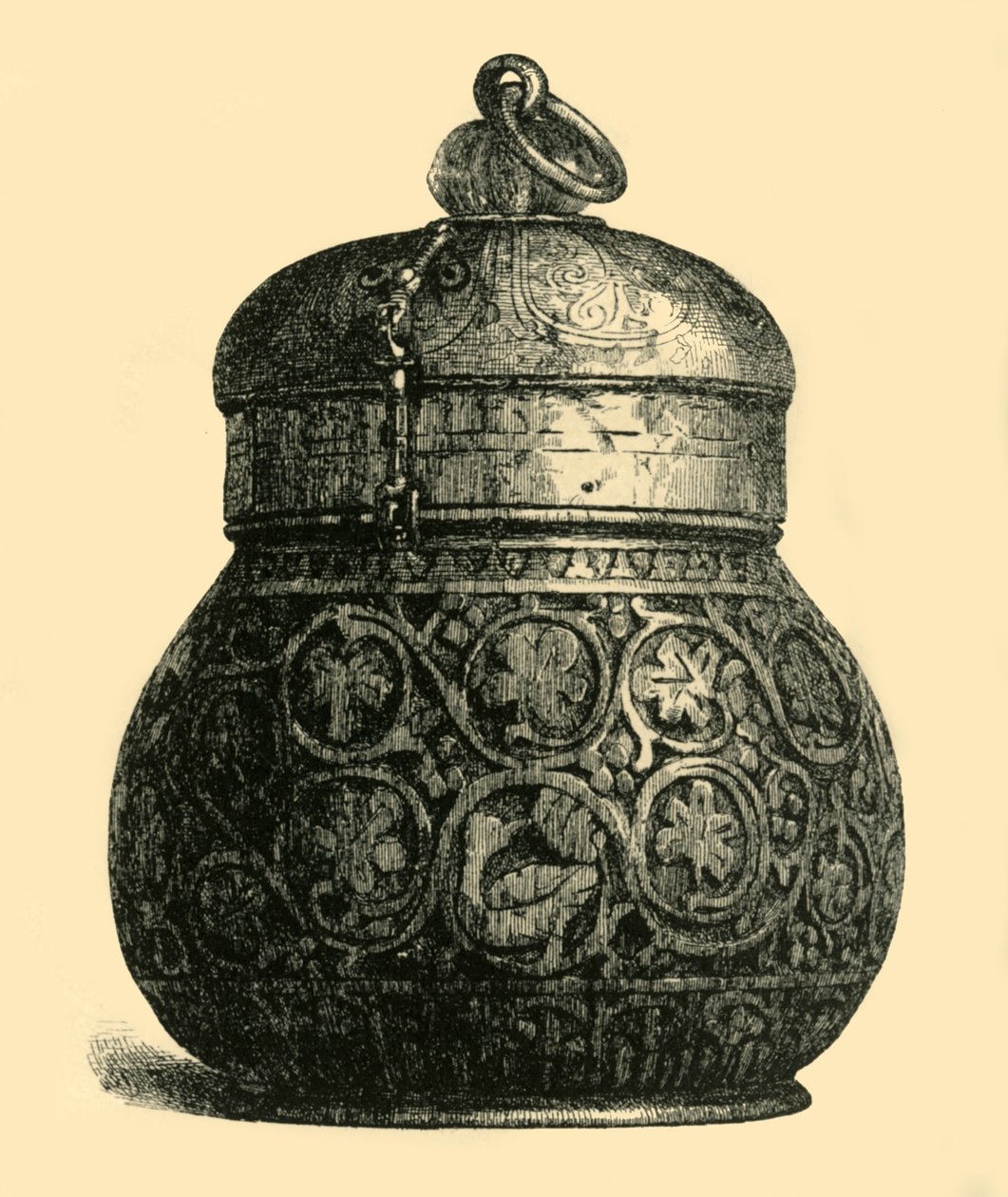 صندوق العاج ، 750-850 بعد الميلاد ، 1881. بواسطة م سوليفان