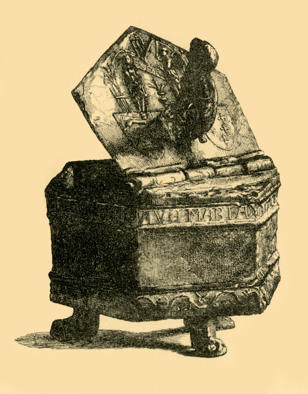 حاوية بيوتر ، c1300 ، 1881. بواسطة م سوليفان