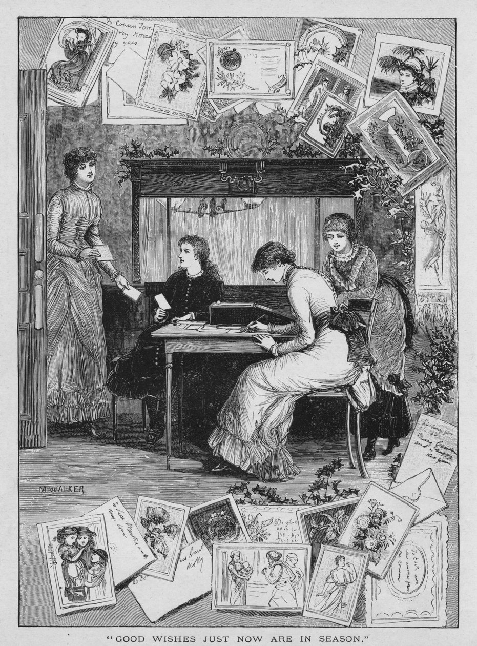 تمنيات طيبة الآن فقط في الموسم ، 1882. بواسطة م. ووكر