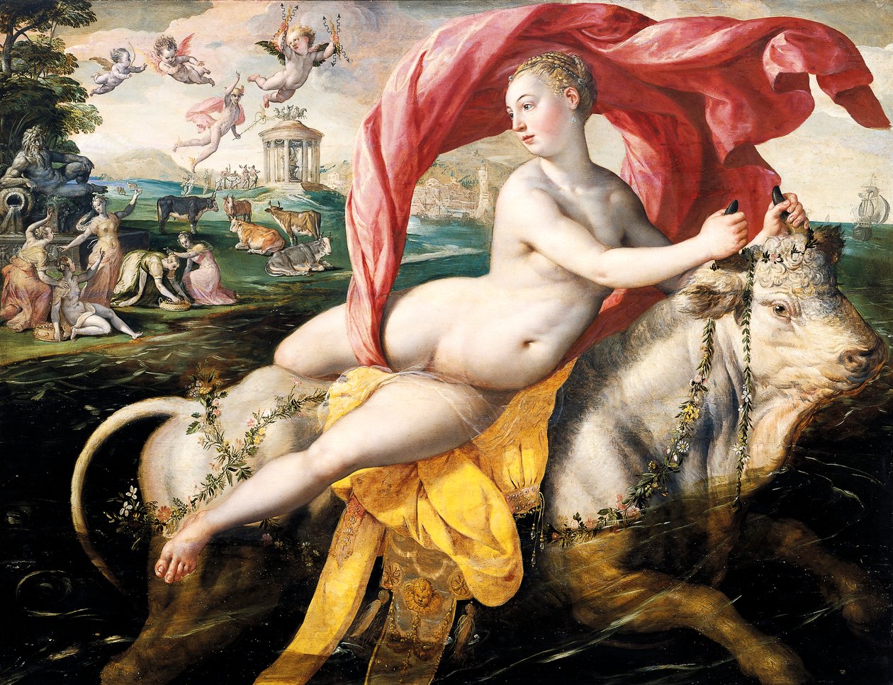 Rape of Europa بواسطة مارتن دي فوس