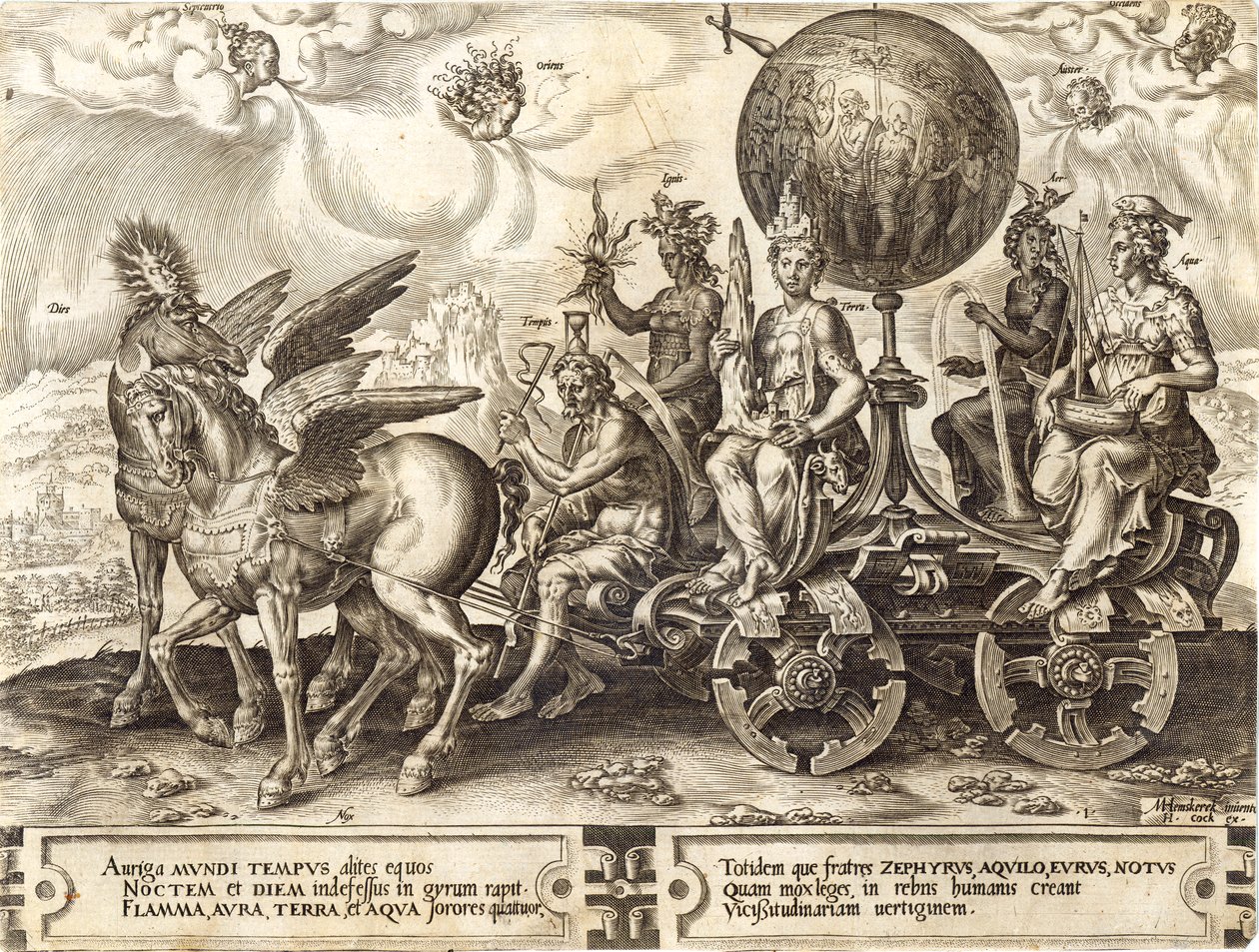 العالم ، اللوحة 1 من &39;The Vicissitude of Human Things&39; ، 1564 بواسطة مارتن فان هيمسكرك