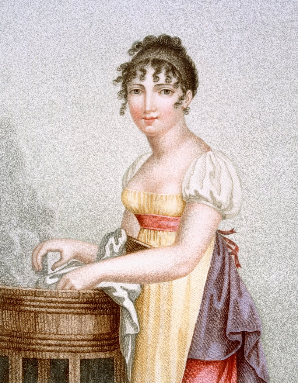 المغسلة ، التي نقشها أوجراند ، c.1816 بواسطة مدام جي بوسيت دوبروست