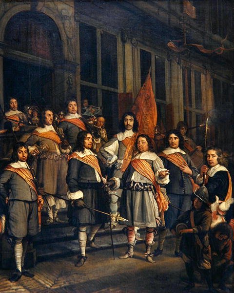 شركة من لاهاي Arquebusiers بواسطة Maerten Lengele
