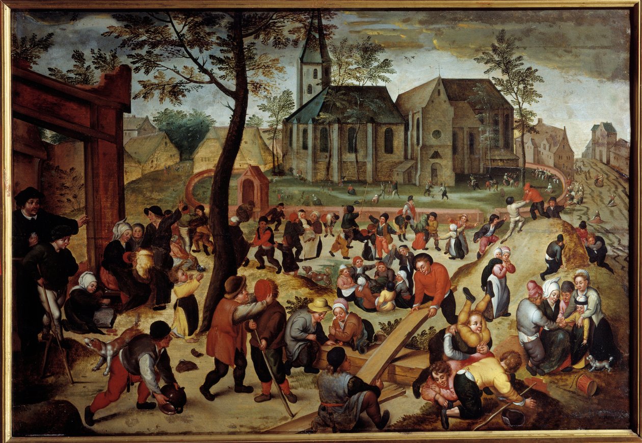 رسومات ألعاب الأطفال لمارتن فان كليف (1527-1581) بواسطة مارتن فان كليف