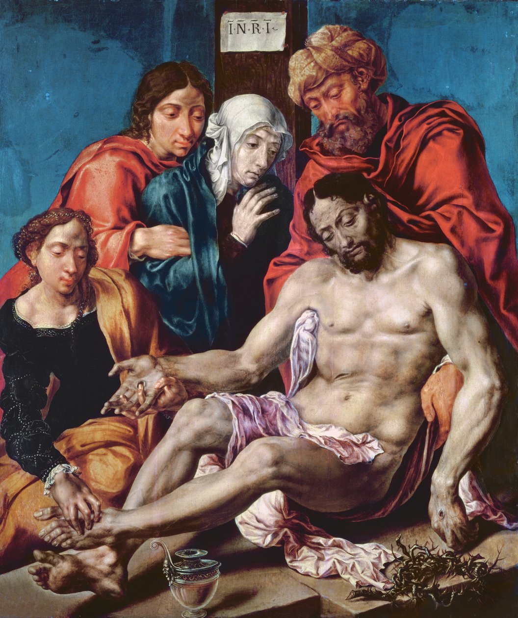 رثاء ، c.1540-45 (زيت على لوح بلوط) بواسطة ميرتن فان هيمسكرك