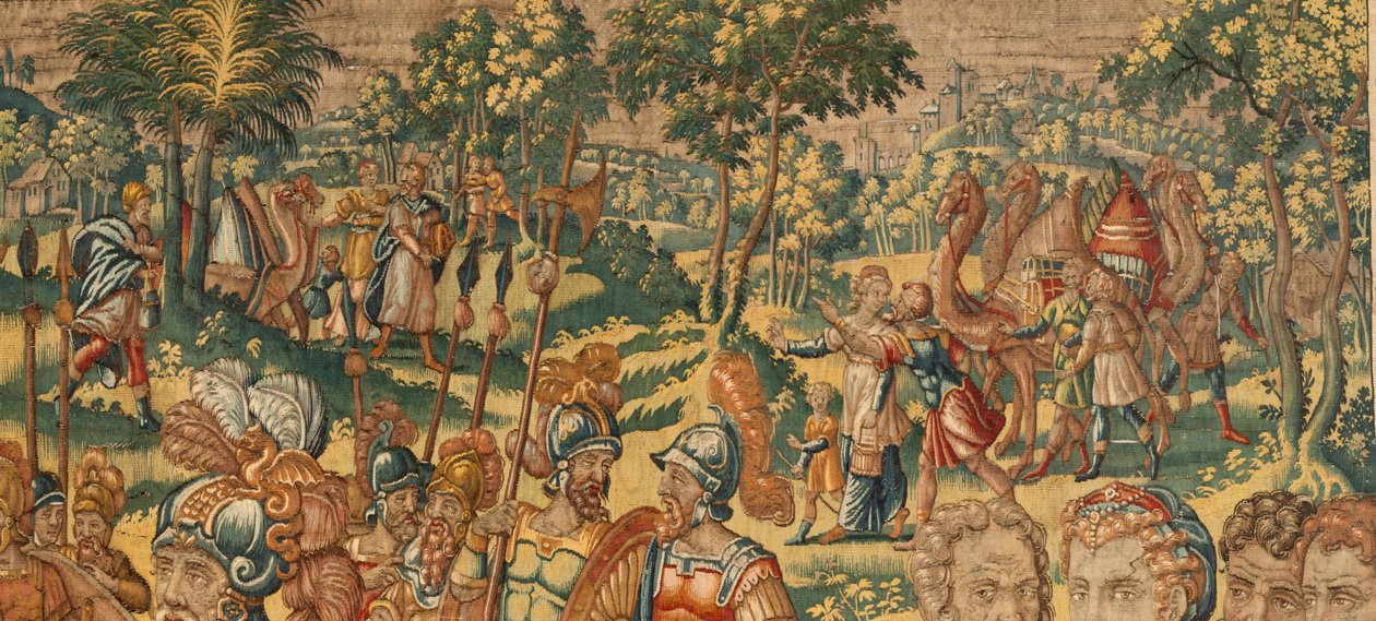 قصة جدعون ، القاضي والمحارب عند العبرانيين ، أواخر القرن السادس عشر (نسيج) بواسطة ميرتن فان هيمسكرك