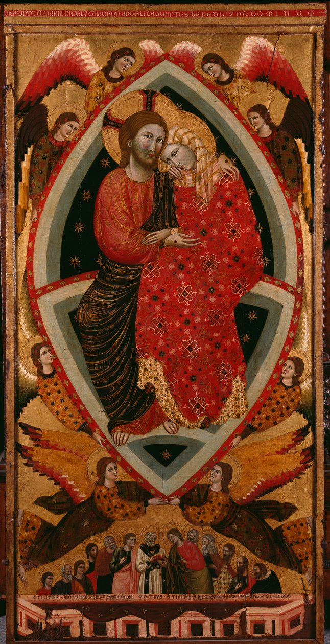 Tryptic of the Virgin ، لوحة مركزية (انظر أيضًا 279476 و 279478) بواسطة Maestro di Cesi
