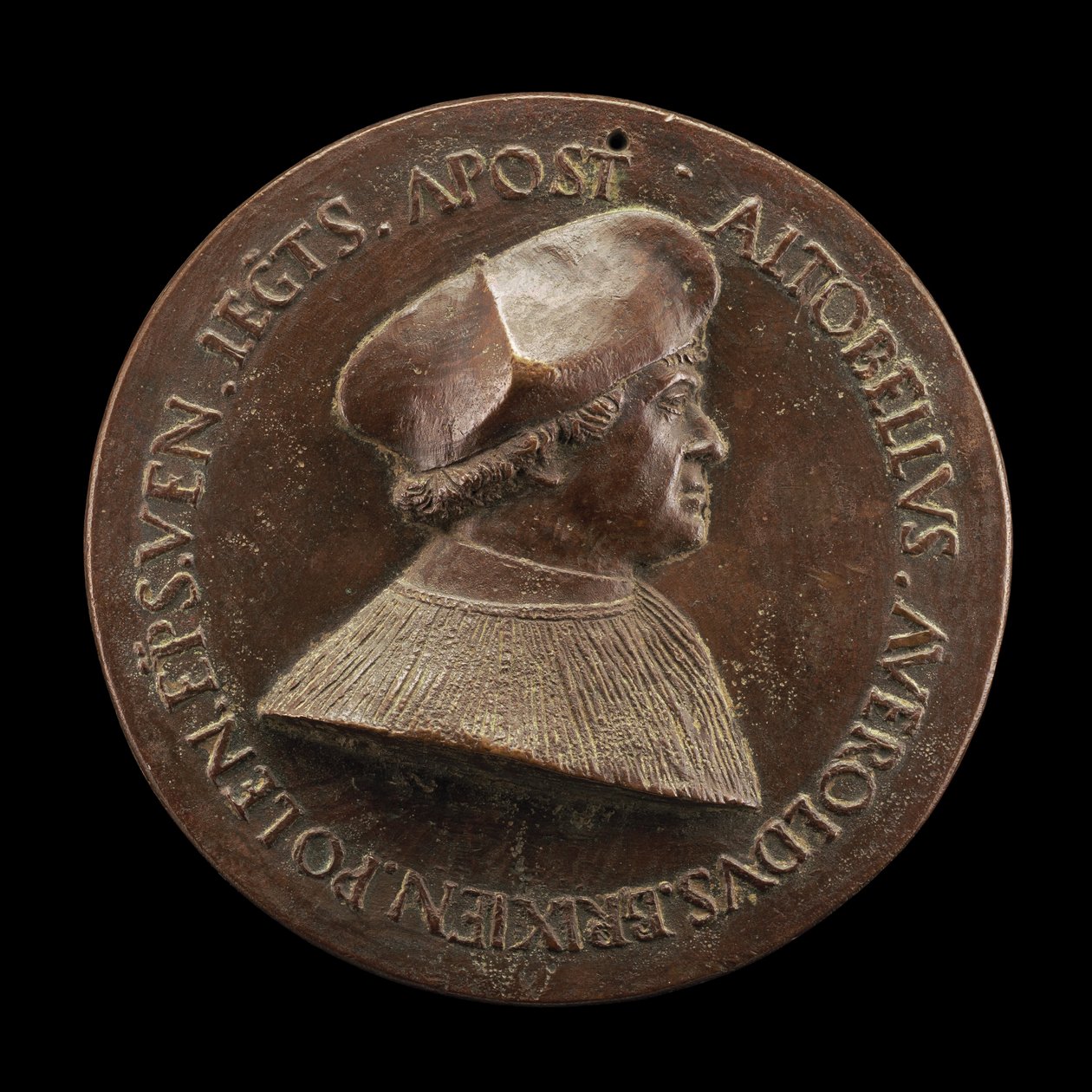 Altobello Averoldo of Brescia ، توفي عام 1531 ، أسقف بولا ، المندوب الرسولي [الوجه] ، 1520s. بواسطة مافيو اوليفيري