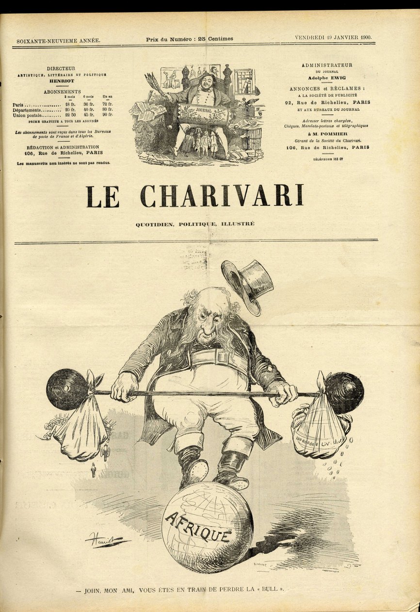 Cover of “” The Charivari”” بواسطة هنري مايجروت