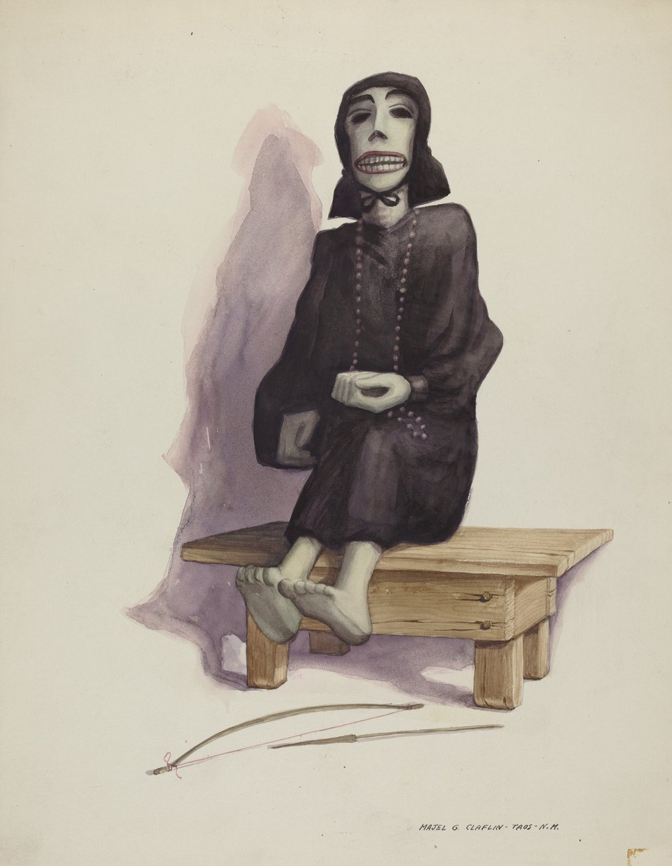 شخصية الموت Muerto ، ج. 1937. بواسطة ماجل ج