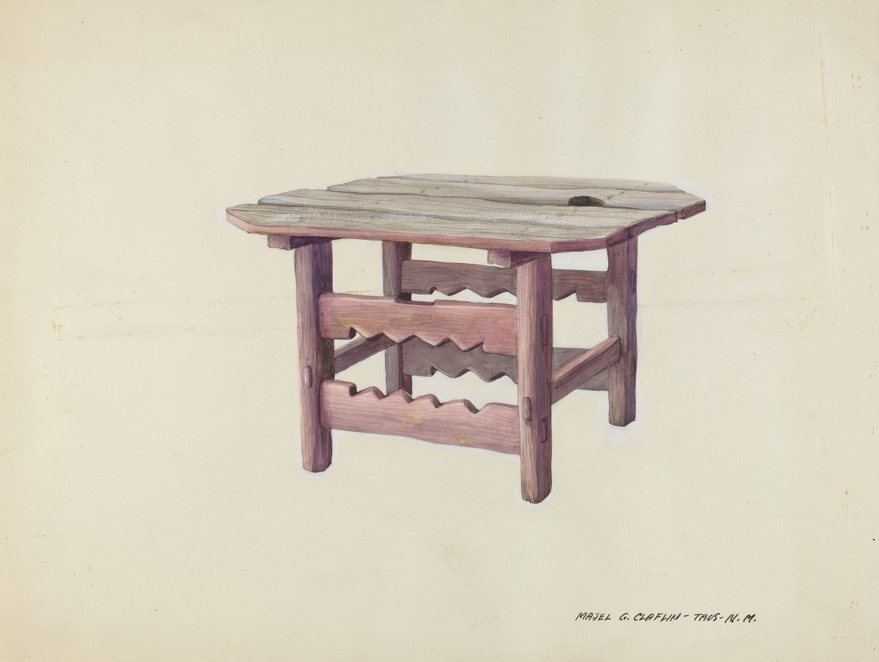 طاولة صغيرة ، ج. 1937. بواسطة ماجل ج