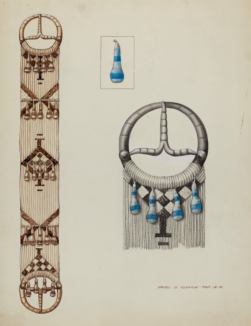 سينش الاسبانية ، c. 1937. بواسطة ماجل ج
