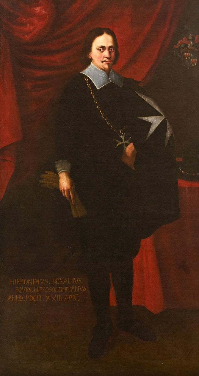 Heironimus Benalius-Girolamo Benaglio of Bergamo، 1603 بواسطة المدرسة المالطية