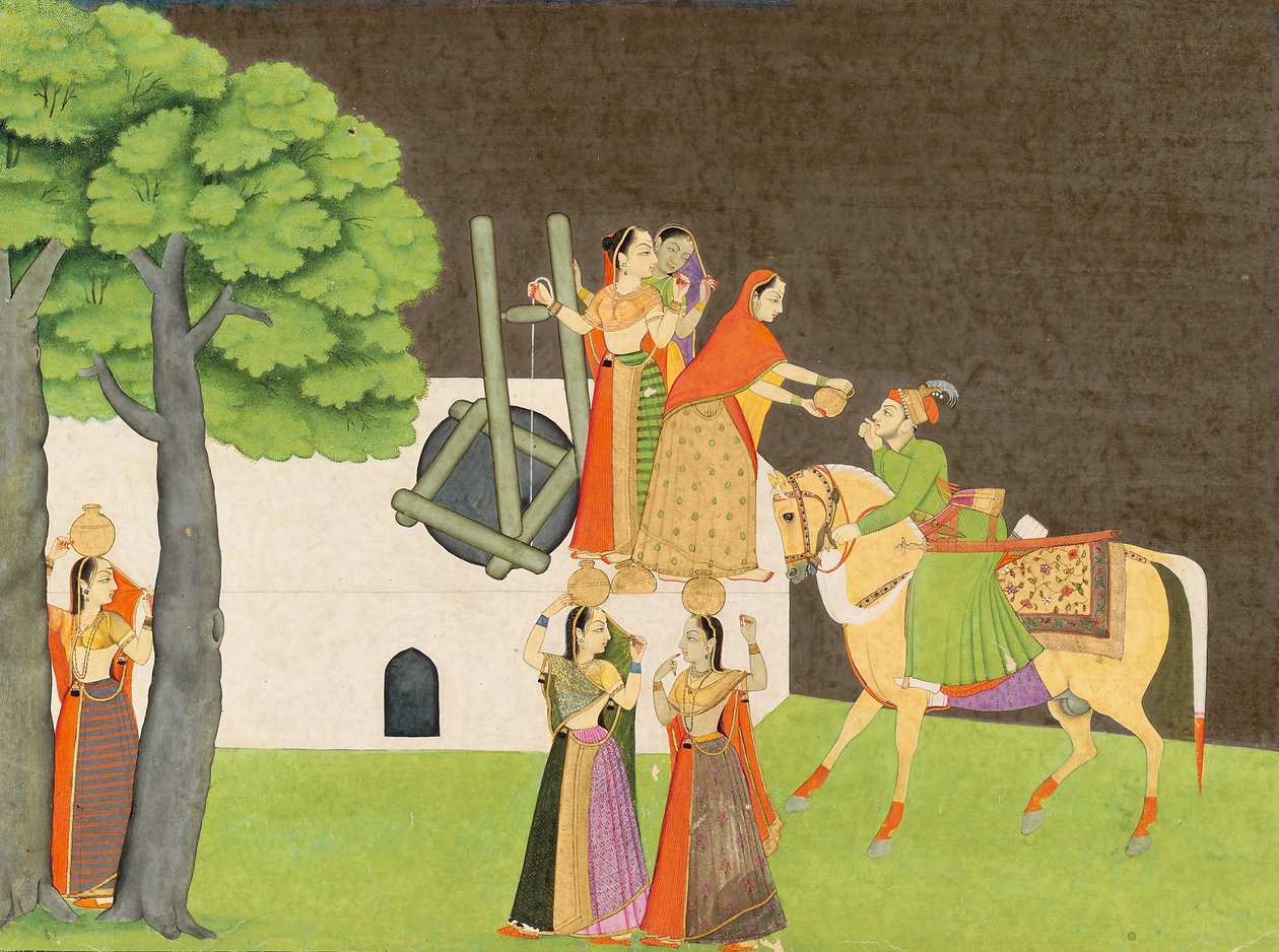 الاجتماع الأول للعيون ، ج .1750 (مرحاض غير شفاف وذهب على ورق) بواسطة ماناكو