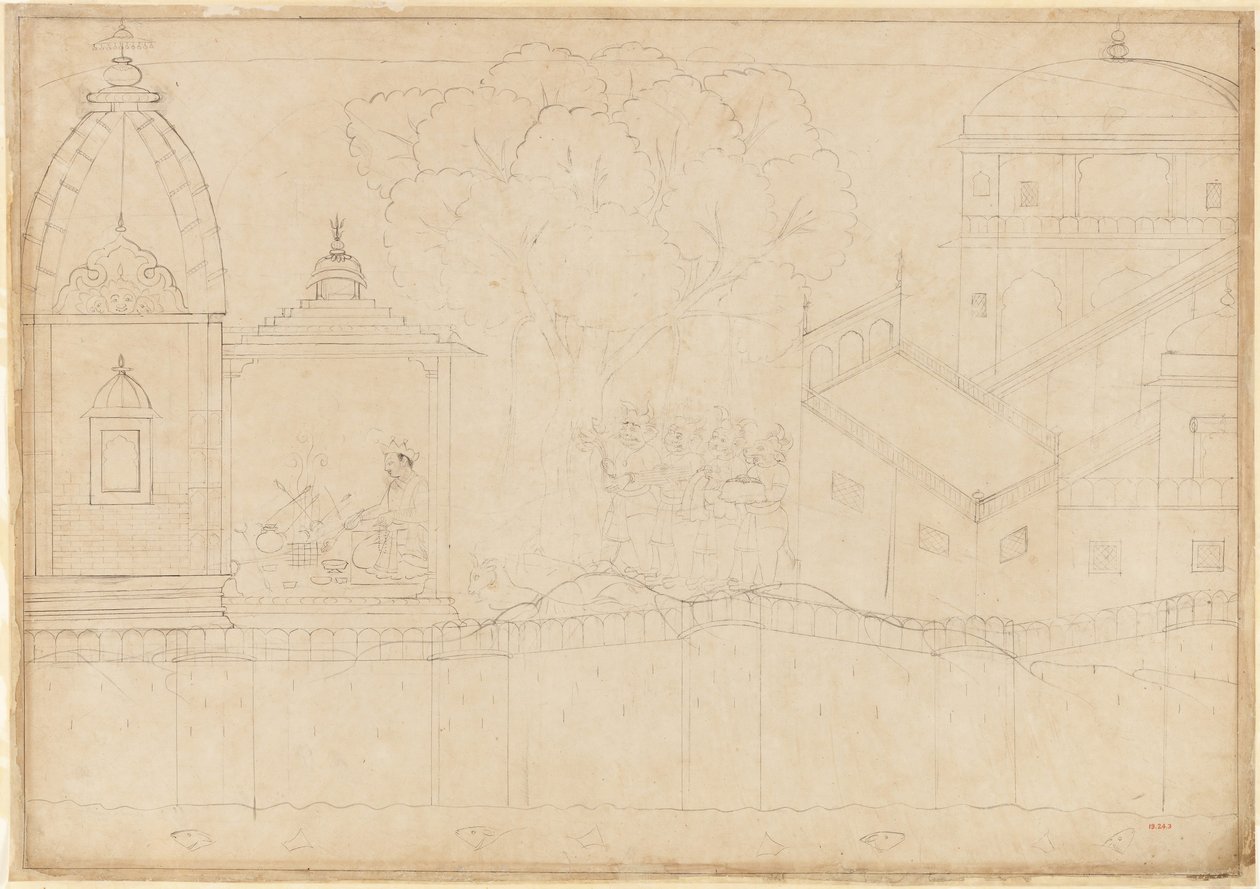 إندراجيت تقدم عروضاً: فوليو من سلسلة حصار لانكا ، كاليفورنيا. 1725. بواسطة ماناكو