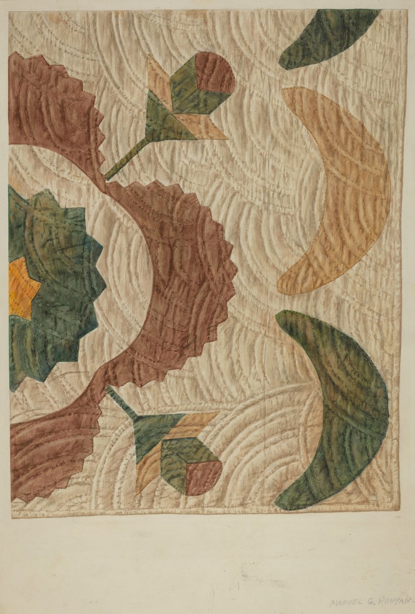 زين ومبطن الغلاف ، ج. 1938. بواسطة مانويل جي رونيان