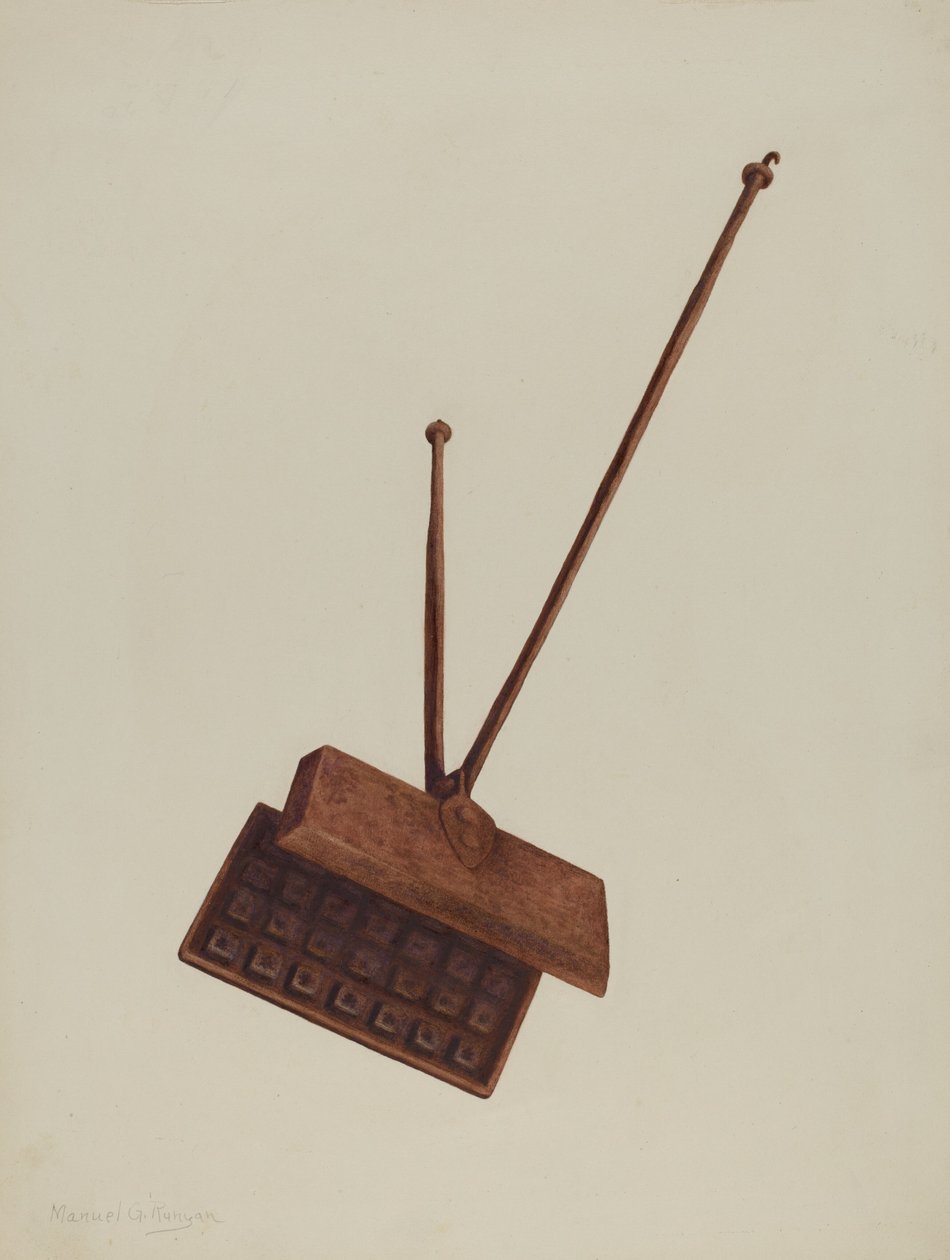 الموقد الهراء الحديد ، c. 1939. بواسطة مانويل جي رونيان