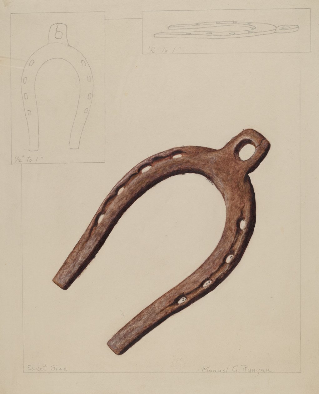 حذاء البغل ، c. 1937. بواسطة مانويل جي رونيان