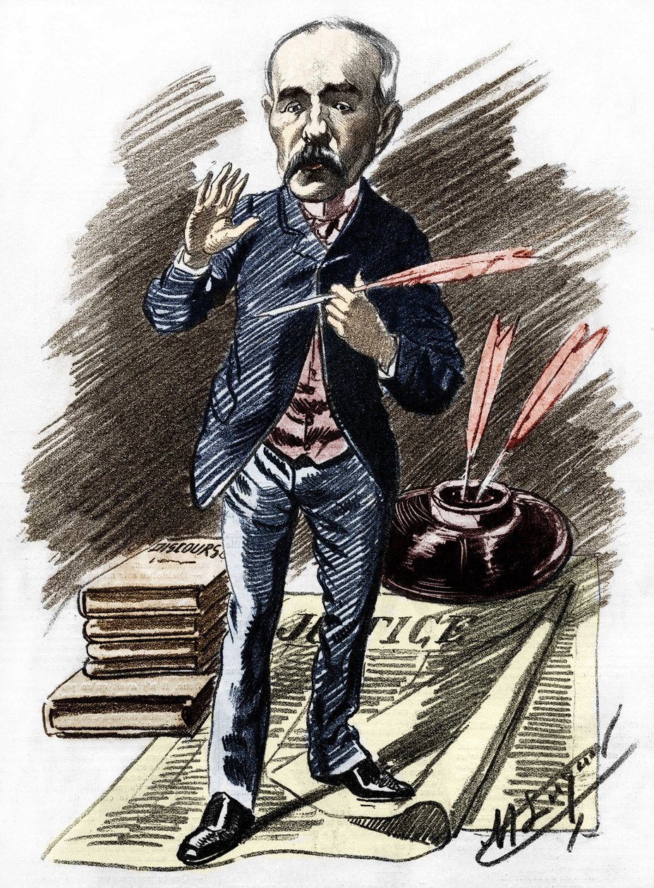 جورج كليمنصو (1841-1929) ، سياسي فرنسي. بواسطة مانويل لوك