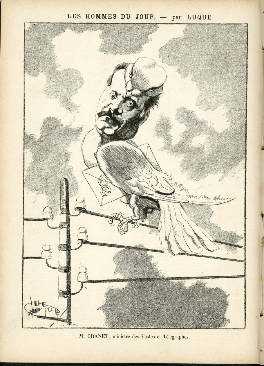 رسم لمانويل لوك (1854-1919) في لا كاريكاتور (1880) بواسطة مانويل لوك
