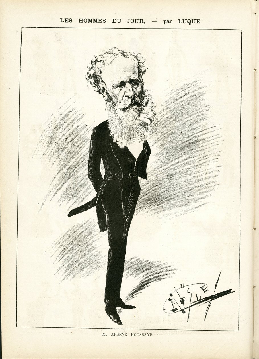 رسم توضيحي لمانويل لوكي (1854-1919) في لا كاريكاتور (1880) بواسطة مانويل لوك