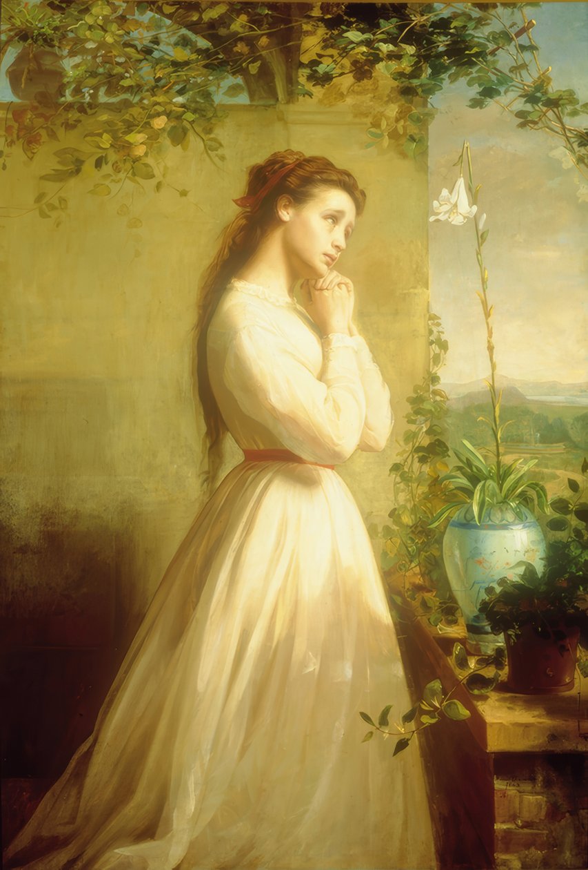Die geknickte Blüte بواسطة مانويل أوكارانزا