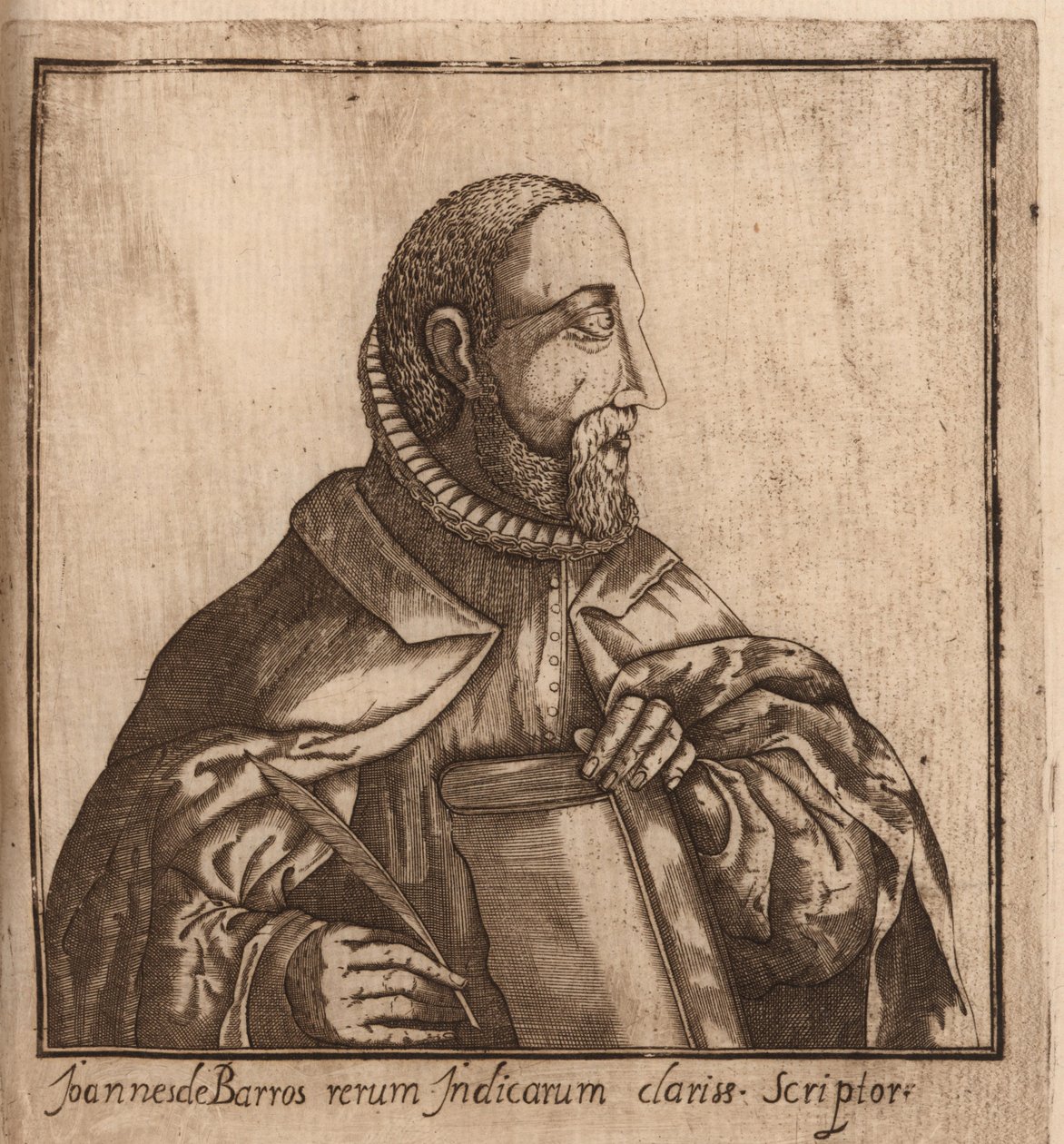 صورة جواو دي باروس 1496-1570 ، 1624. بواسطة مانويل سيفريم دي فاريا
