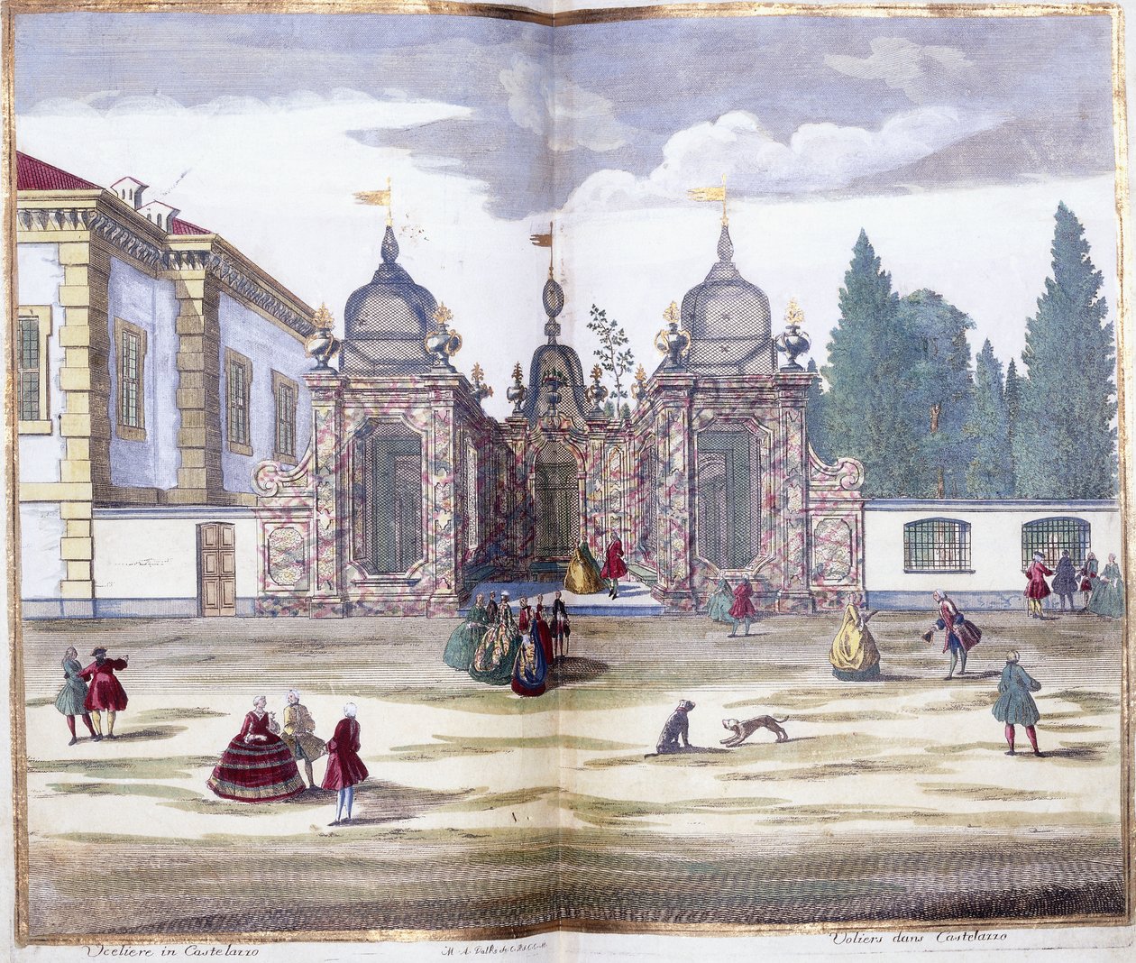 القفص في كاستيلازو ، 1743 بواسطة MarcAntonio dal Re