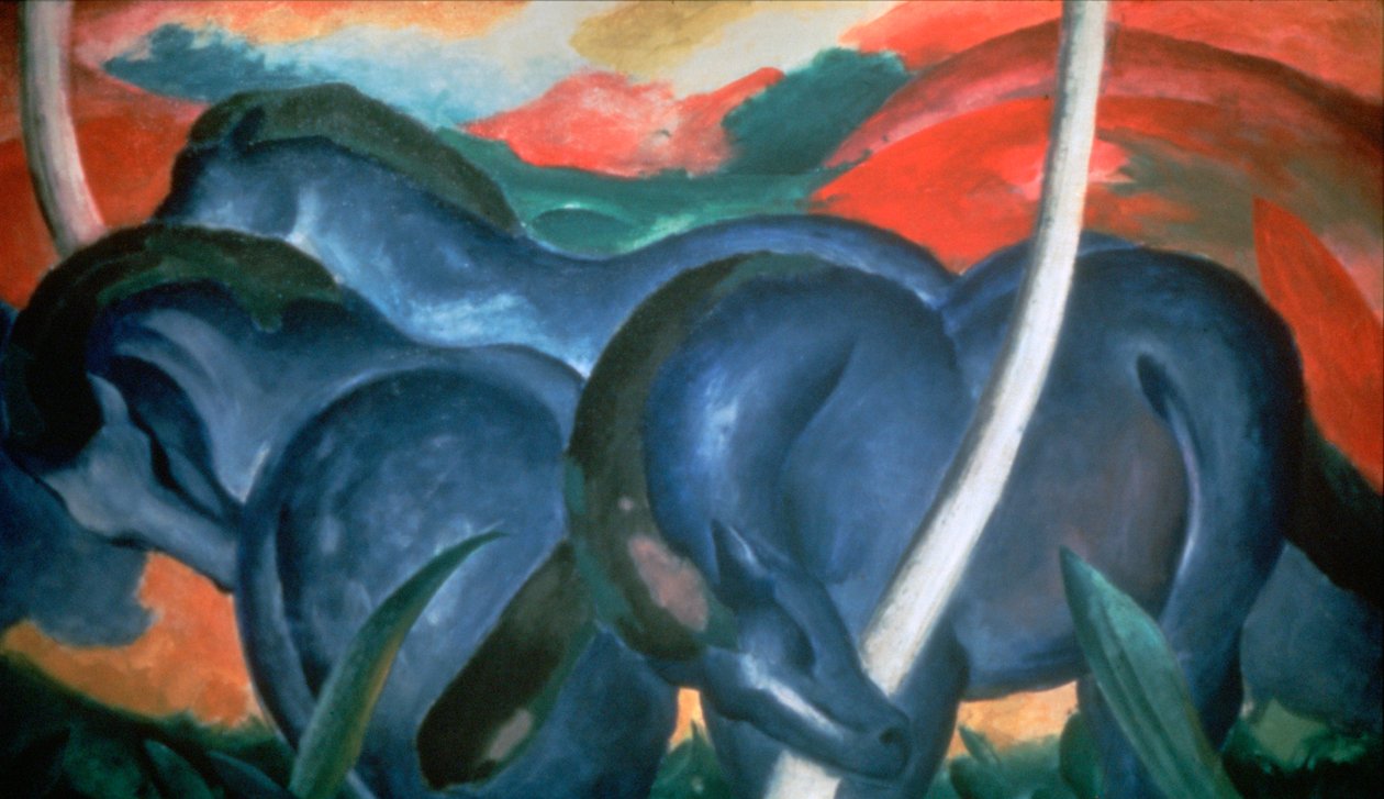 الخيول الزرقاء ، 1911 بواسطة فرانز مارك